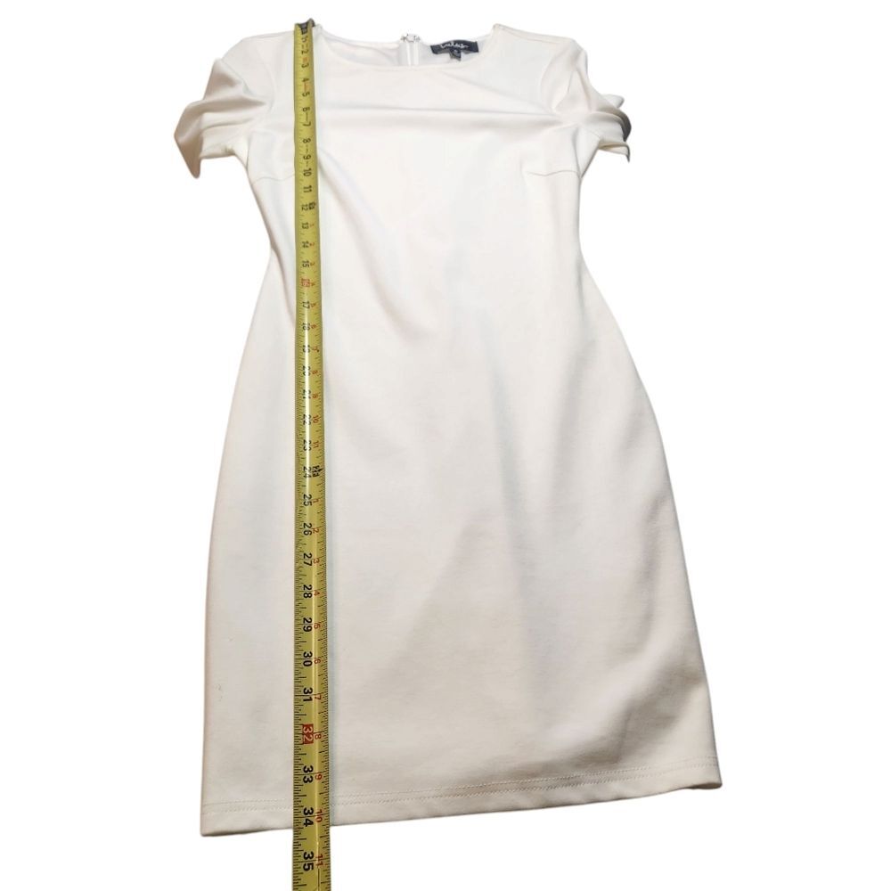 Lulus Gimme Some Flair White Flounce Bell Sleeve Bodycon Mini Dress Sexy‎ Boho S - Picture 11 of 16